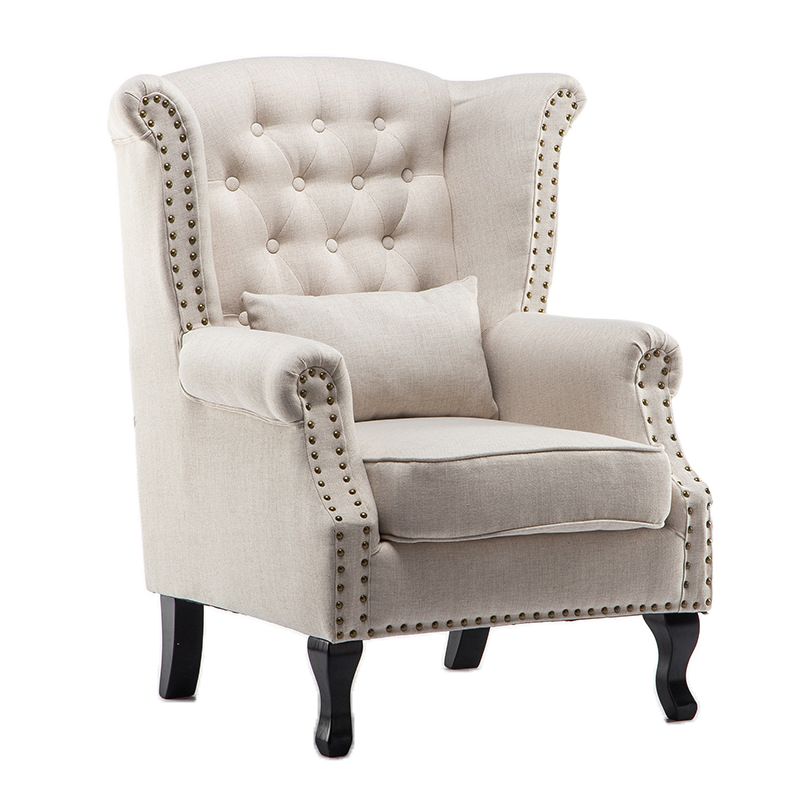 Removable Cushions Chair33.8" L x31.4"W x40.9"H Basic Four Legs Chair Clearhalo 'Accent Chairs' 'accent_chairs' 'Chairs & Seating' 'furn' 'furn_accent_chairs' 'Furniture' 'furniture_accent_chairs' 'Living Room Furniture' 1200x1200_f91b91e5-1db5-45b7-8ac5-b190512590ba