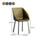 Modern Style Chairs Dining Arm Chair with Metal Legs for Kitchen Clearhalo ' kitchen&dining_furn' 'Dining Chairs' 'Dining Tables & Seating' 'dining_chair' 'furn' 'furn_dining_chair' 'Furniture' 'furniture_dining_chair' 'Kitchen & Dining Furniture' 'kitchen' 1200x1200_f91bc47b-fb75-4208-90d0-c61a75228490