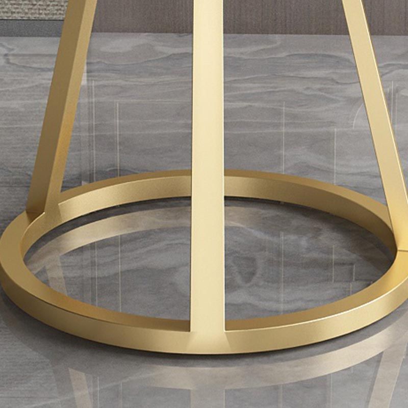 Round Marble Top Dining Table in White Traditional Luxury Dining Table Clearhalo 'Dining Tables & Seating' 'Dining Tables' 'dining_table' 'furn' 'furn_dining_table' 'Furniture' 'furniture_dining_table' 'Kitchen & Dining Furniture' 1200x1200_f91f23c6-0dcb-47f1-9b79-abba09dff484