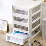 Archivo vertical moderno Babyet de color sólido Archivo de plástico con cajones