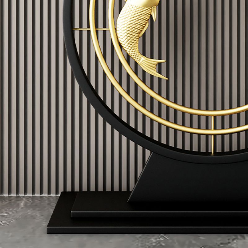 31.5 "H Modern Console Accent Table Acabado antiguo Consola Half Moon