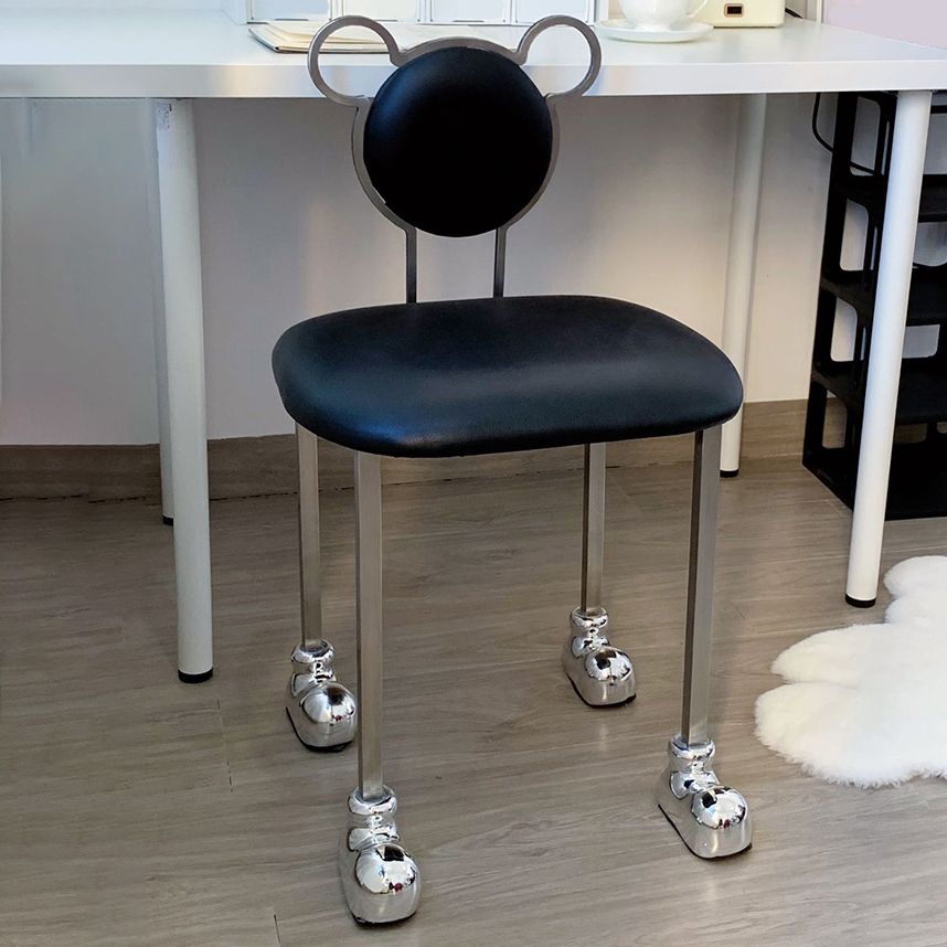 Chaise de bras sans bras rembourrée