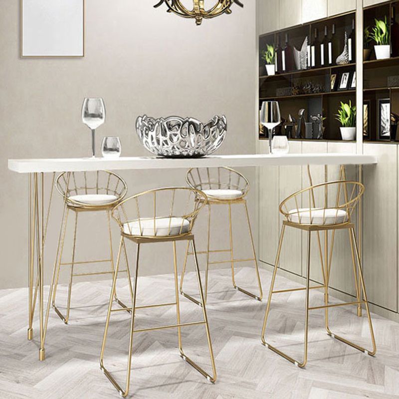 Mesa de bar rectangular Glam, mesa de mostrador de madera maciza de 1/2/3 piezas con taburetes tapizados