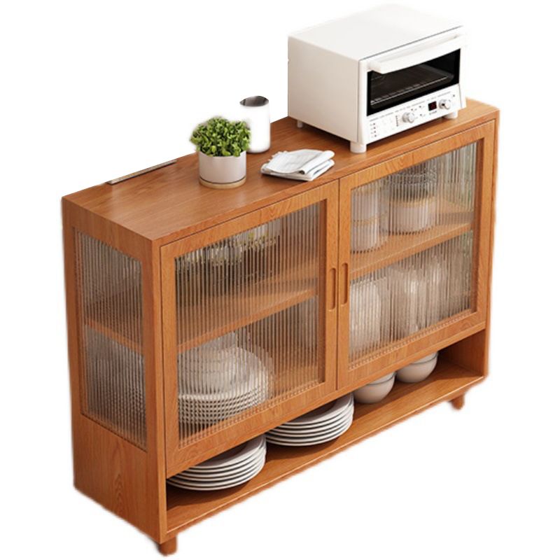 Brown Solid Wood Buffet Server Contemporary Dining Server for Kitchen Clearhalo 'buffet_sideboard' 'Buffets & Sideboards' 'furn' 'furn_buffet_sideboard' 'Furniture' 'Kitchen & Dining Furniture' 1200x1200_f923c877-2335-491e-8070-4ac34920a05c