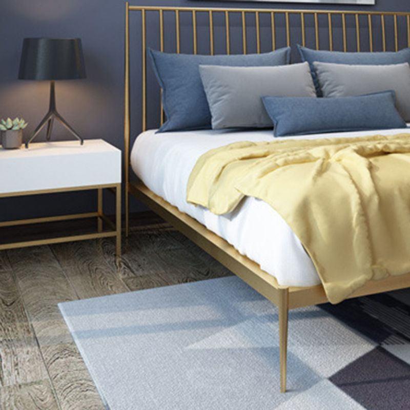 カスタムレッグ付きの金属ヘッドボード標準ベッドオープンフレームベッド