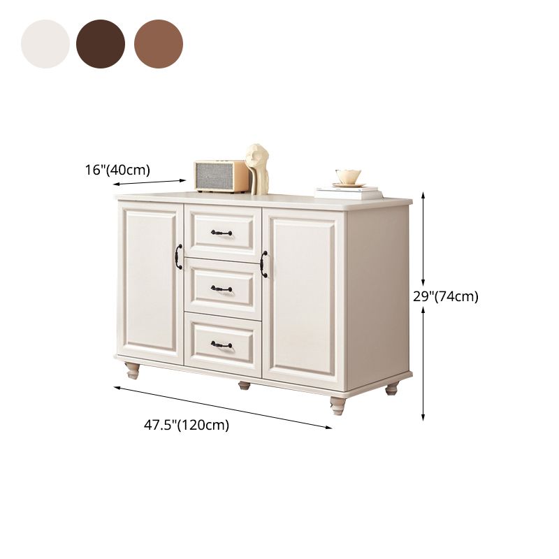 16" W Horizontal Combo Dresser Wooden Storage Chest Dresser with Drawers and Doors Clearhalo 'Bedroom Furniture' 'Dressers & Chests' 'dressers_chests' 'furn' 'furn_dressers_chests' 'Furniture' 1200x1200_f9280fad-c2c0-45f6-a201-09de932abc22