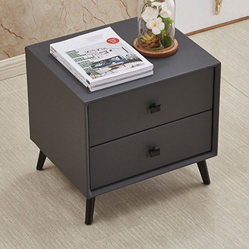 18.5" Tall Solid Wood Night Table Legs Included Bed Nightstand with 2 Drawers Clearhalo 'Bedroom Furniture' 'furn' 'furn_night_stand' 'Furniture' 'night_stand' 'Nightstands' 1200x1200_f9284d6b-c9ed-4b49-afb8-c662e1e1cdd2