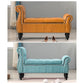 Upholstered Rectangle Entryway Bench Cushioned Seating Bench with Legs Clearhalo 'Benches' 'Chairs & Seating' 'furn' 'furn_benches' 'Furniture' 'Living Room Furniture' 1200x1200_f928e5c0-3a4a-4743-b2a6-a76be5c05cf5