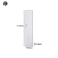 White Contemporary Non-Hanging Armoire Steel Home Cabinet with Door Clearhalo 'Armoires & Wardrobes' 'armoires_wardrobes' 'Bedroom Furniture' 'furn' 'furn_armoires_wardrobes' 'Furniture' 1200x1200_f92a379f-6953-4b21-983f-b49dddabe94e