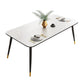 Sintered Stone Dining Table Traditional Luxury 4 Legs Dining Table Clearhalo 'Dining Tables & Seating' 'Dining Tables' 'dining_table' 'furn' 'furn_dining_table' 'Furniture' 'furniture_dining_table' 'Kitchen & Dining Furniture' 'kitchen' 'kitchen_dining_table' 1200x1200_f92bb503-9f85-4d18-9dd8-297db32e0135