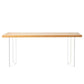 Modern Double Pedestal Dining Table Wood Table for Dining Room Kitchen Clearhalo 'Dining Tables & Seating' 'Dining Tables' 'dining_table' 'furn' 'furn_dining_table' 'Furniture' 'Kitchen & Dining Furniture' 1200x1200_f92e84e5-d910-4ab9-a5fb-a2491eb3d0c6