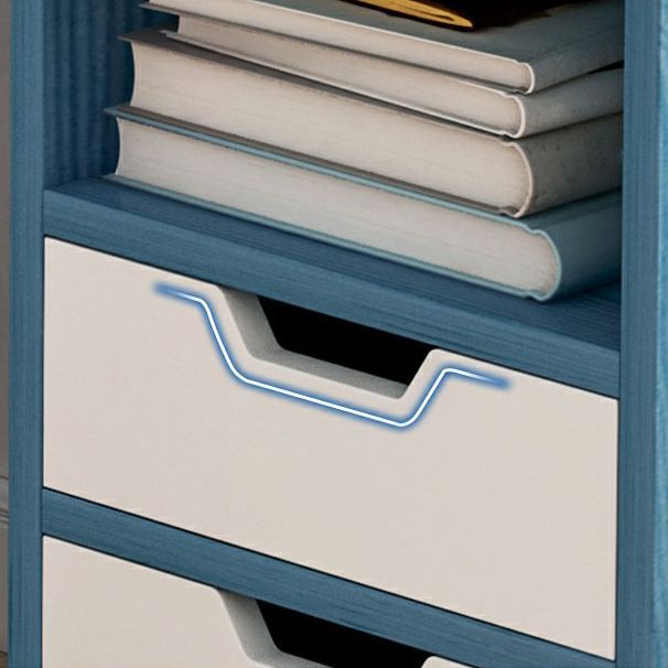 28.15-Inch Modern & Contemporary L-Shape Wooden Desk Bedroom with Bookshelf Writing Desk Clearhalo 'furn' 'furn_office_desk' 'Furniture' 'Office Desks' 'Office Furniture' 'office_desk' 1200x1200_f92f2c65-a6e4-4b9a-9c33-5f0c488b8a71