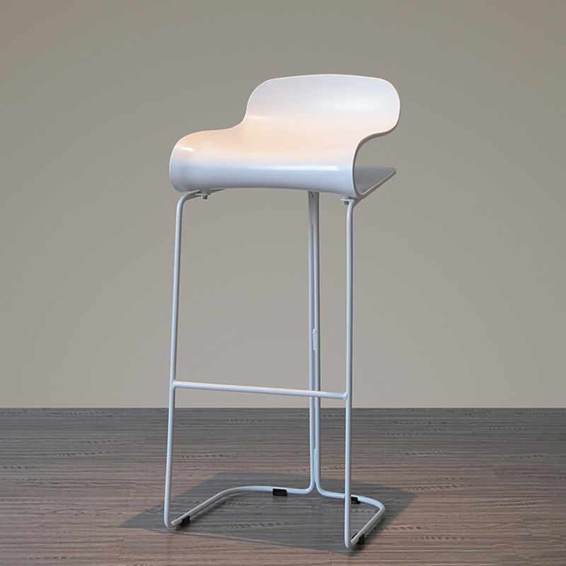 Industrial Iron Simple Barstool Indoor Tall Stool with ABS Seat Clearhalo 'Bar Furniture' 'Bar Stools' 'bar_stools' 'furniture_bar_stools' 'Kitchen & Dining Furniture' 'kitchen&dining_furn' 'kitchen' 'kitchen_furn' Furniture' 1200x1200_f930919d-6802-41b3-9ad5-20f2b6e7b3ce