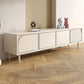 Console TV TV contemporanea console TV White TV con le porte