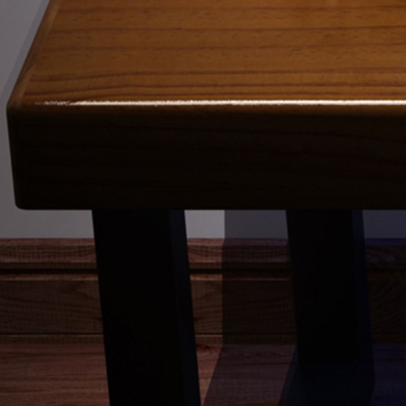 Contemporary Solid Wood Computer Desk Sled Base 29.53" Tall Gaming Desk Clearhalo 'furn' 'furn_office_desk' 'Furniture' 'Office Desks' 'Office Furniture' 'office_desk' 1200x1200_f932b756-49ea-4712-9d5a-78f58b5d76fb