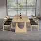 Modern 1/7 Pieces Dining Set Rectangle Pine Wood Dining Table for Dining Room Clearhalo 'Dining Room Sets' 'Dining Tables & Seating' 'dining_room_set' 'furn' 'furn_dining_room_set' 'Furniture' 'Kitchen & Dining Furniture' 1200x1200_f9373d0b-9875-46ad-a738-ae1a4d1e60af