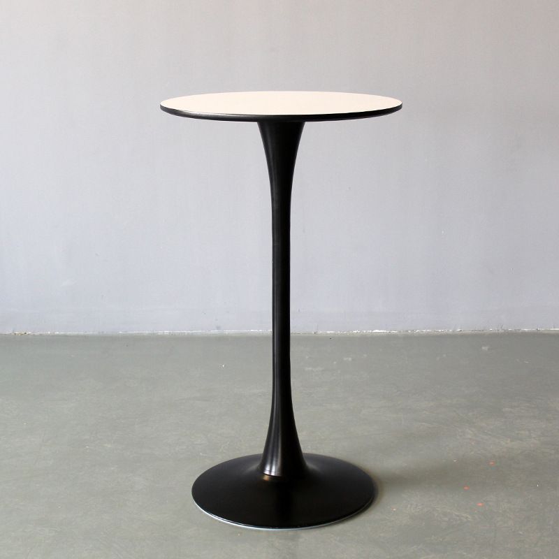 Contemporary Round Counter Table Dining Metal Counter Table for Restaurant Clearhalo 'Bar Furniture' 'Bar Tables' 'bar_tables' 'furn' 'furn_bar_tables' 'Furniture' 'furniture_bar_tables' 'Kitchen & Dining Furniture' 1200x1200_f9380695-7ff7-44d3-b74f-0cf8f07a2c93