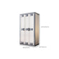 Rubberwood Wardrobe Closet Contemporary Hinged Wardrobe Cabinet