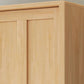 Contemporary Rubberwood Storage Cabinet Sliding Door Cabinet with Legs