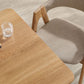 Contemporary Rectangle Dining Table Oak Solid Wood Table with Double Pedestal Clearhalo ' dining_table' 'Dining Tables & Seating' 'Dining Tables' 'furn' 'furn_dining_table' 'Furniture' 'furniture_dining_table' 'Kitchen & Dining Furniture' 'kitchen&dining_furn' 'kitchen' 'kitchen_dining_table' 1200x1200_f93e5984-2713-477d-992c-58462f211081