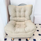Scandinavian Tufted Recliner Chair 32.7" Wide Manual Recliners with Footrest