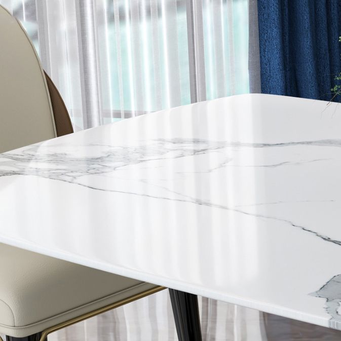 Ensemble de table rectangle de style contemporain 1/5/6/7 Pièces Pièces Ensemble de restauration pour la maison