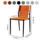 Leather Upholstered Dining Armless Chairs Dining Side Chairs with Metal Legs Clearhalo ' kitchen&dining_furn' 'Dining Chairs' 'Dining Tables & Seating' 'dining_chair' 'furn' 'furn_dining_chair' 'Furniture' 'furniture_dining_chair' 'Kitchen & Dining Furniture' 'kitchen' 1200x1200_f9467d4c-a043-4bdc-a2e5-521ea8b0ccec