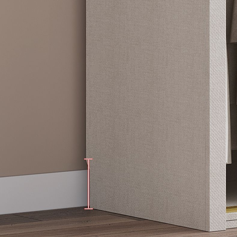 Sliding Wardrobe Closet with Shelves Contemporary Wardrobe Cabinet Clearhalo 'Armoires & Wardrobes' 'armoires_wardrobes' 'Bedroom Furniture' 'furn' 'furn_armoires_wardrobes' 'Furniture' 1200x1200_f94722ae-a1c1-4a09-837b-68b475c06604