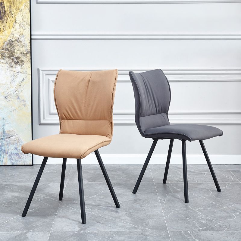 Moderner Kunstleder -Essstuhl Metall Essstuhl für das Restaurant Gebrauch