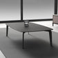 Rectangular Slate 4 Legs Coffee Table 16.5" High Stone 1 Single Cocktail Table Clearhalo 'Coffee & Accent Tables' 'Coffee Tables' 'coffee_tables' 'furn' 'furn_coffee_tables' 'Furniture' 'Living Room Furniture' 1200x1200_f949b267-9924-4e54-ae1e-225c3613e3ef