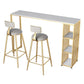 Rectangle Top Counter Table Glam Style 42-inch Height Table for Dining Room Clearhalo 'Bar Furniture' 'Bar Tables' 'bar_tables' 'furn' 'furn_bar_tables' 'Furniture' 'furniture_bar_tables' 'Kitchen & Dining Furniture' 1200x1200_f94b6081-e16d-4c12-921f-d8ff1c5f318a