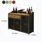 Sideboard in metallo in metallo in stile stile contemporaneo con porta per la cucina
