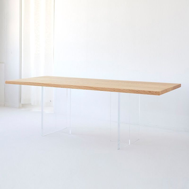 Moderne 1/5 Stück Ess -Set Rechteck Kiefernholz Esstisch für Wohnzimmer Gebrauch