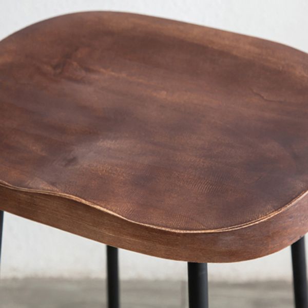 Modern Footrest Solid Wood Bar Stool Dessert Shop Backless Stool Clearhalo 'Bar Furniture' 'Bar Stools' 'bar_stools' 'furn' 'furn_bar_stools' 'Furniture' 'Kitchen & Dining Furniture' 1200x1200_f94c5041-e7b9-467c-bedb-f5e3bfdc7eec