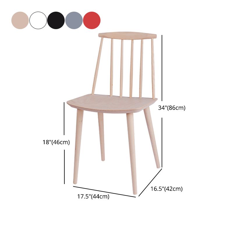 Modern Chair Dining Armless Chairs with Wooden Legs for Kitchen Clearhalo ' kitchen&dining_furn' 'Dining Chairs' 'Dining Tables & Seating' 'dining_chair' 'furn' 'furn_dining_chair' 'Furniture' 'furniture_dining_chair' 'Kitchen & Dining Furniture' 'kitchen' 1200x1200_f94d10cf-5776-409c-bf53-1dada59b85cd