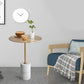 Round Pedestal Side Table Contemporary Mental Top End Table for Living Room Clearhalo 'Coffee & Accent Tables' 'End & Side Tables' 'end_side_table' 'end_side_tables' 'furn' 'furn_end_side_tables' 'Furniture' 'furniture_end_side_table' 'Living Room Furniture' 1200x1200_f94e6d59-36e2-4af6-9d30-a04d004d5edc