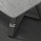 Tavolino da caffè con gambe incrociate Tavolino rettangolare minimalista in legno massello