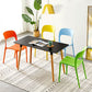 Contemporary Plastic Dining Room Chairs Open Back Dining Side Chair for Restaurant Use Clearhalo ' kitchen&dining_furn' 'Dining Chairs' 'Dining Tables & Seating' 'dining_chair' 'furn' 'furn_dining_chair' 'Furniture' 'furniture_dining_chair' 'Kitchen & Dining Furniture' 'kitchen' 1200x1200_f952ec63-f784-4839-a30c-003254cda680