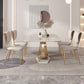 Luxury Sintered Stone Top Dining Set Rectangle 1/2/4/5/7/9 Pieces Dining Room Table Set