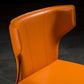 Modern Leather Dining Chair Wingback Dining Side Chair for Restaurant