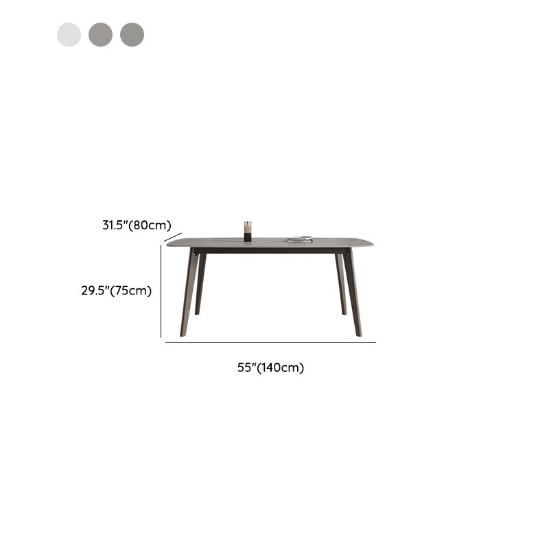 Modern Style Furniture Rectangle Stone Dining Room Table for Home
