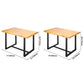 Industrial Solid Wood Dining Table Brown Trestle Dining Table for Dinning Room Clearhalo ' dining_table' 'Dining Tables & Seating' 'Dining Tables' 'furn' 'furn_dining_table' 'Furniture' 'furniture_dining_table' 'Kitchen & Dining Furniture' 'kitchen&dining_furn' 'kitchen' 'kitchen_dining_table' 1200x1200_f95cd5e3-8cca-4f81-b742-f3039783bcb7