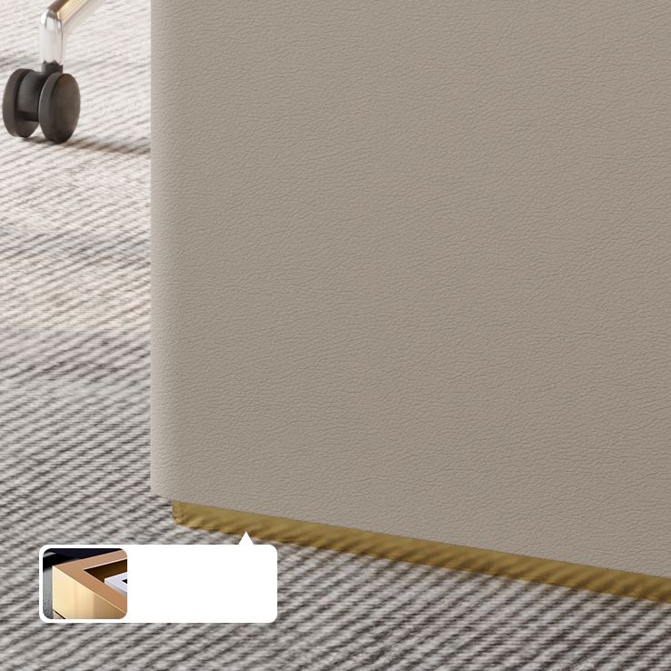 Destina di ufficio in pietra contemporanea 3-cassetti 23,62 "W di scrittura