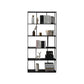 Modern Style Open Back Bookshelf Standard Metal Bookcase with Shelves Clearhalo 'Bookcases' 'furn' 'furn_bookcases' 'Furniture' 'Office Furniture' 1200x1200_f96210c4-e60c-46dc-a461-33a3da10573c
