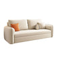 Glam Styled Metal Frame Sleeper Sofa Upholstered Square Arms Sofa Bed