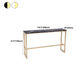 Glam Pub Table Solid Wood Bar Height Rectangle Bar Table for Breakroom Clearhalo 'Bar Furniture' 'Bar Tables' 'bar_tables' 'furn' 'furn_bar_tables' 'Furniture' 'Kitchen & Dining Furniture' 1200x1200_f96485fd-5766-4173-9b60-2cc9f6421ed4