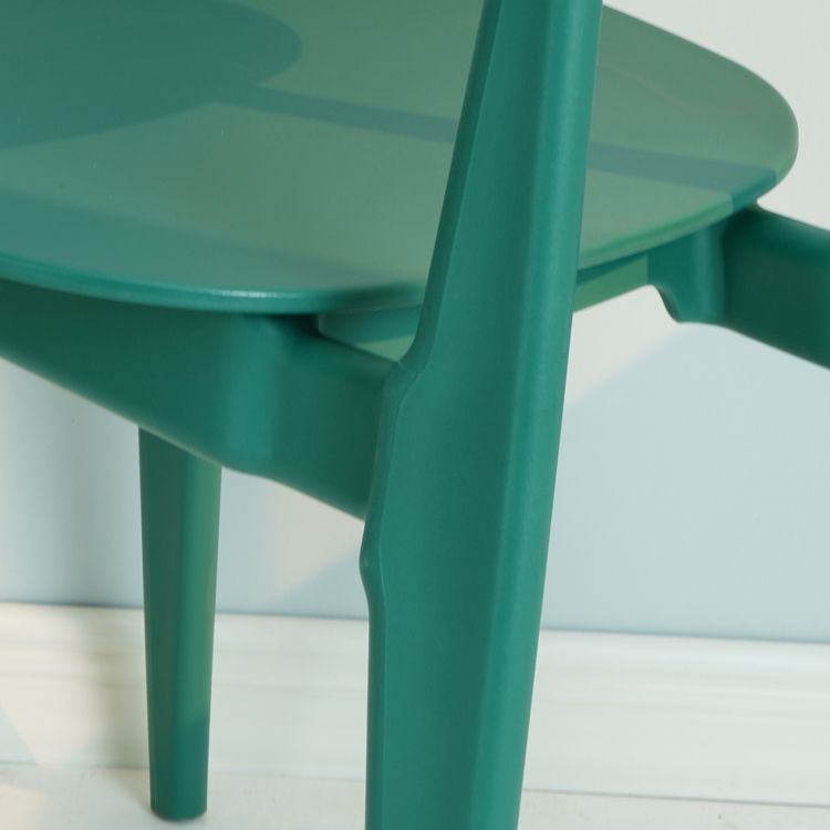 Modern Plastic Side Chair Indoor-Outdoor Open Back Dining Armless Chairs Clearhalo ' kitchen&dining_furn' 'Dining Chairs' 'Dining Tables & Seating' 'dining_chair' 'furn' 'furn_dining_chair' 'Furniture' 'furniture_dining_chair' 'Kitchen & Dining Furniture' 'kitchen' 1200x1200_f9661156-0cd3-4694-98b7-84135e6e70f7