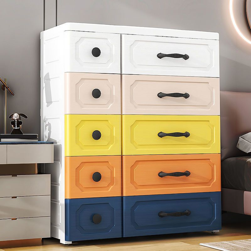 Contemporary Cabinet With Drawer Plastic Storage Cabinet for Home