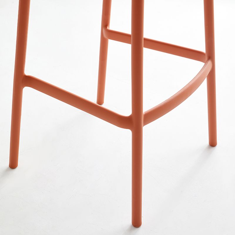Nordic Style Plastic Seats Barstool 4 Legs Backrest Colorful Bar Stool (set of 2) Clearhalo 'Bar Furniture' 'Bar Stools' 'bar_stools' 'furn' 'furn_bar_stools' 'furniture_bar_stools' 'Kitchen & Dining Furniture' 'kitchen&dining_furn' 'kitchen' 'kitchen_furn' Furniture' 1200x1200_f96a01ba-84ef-4672-8773-f23f66cbebec