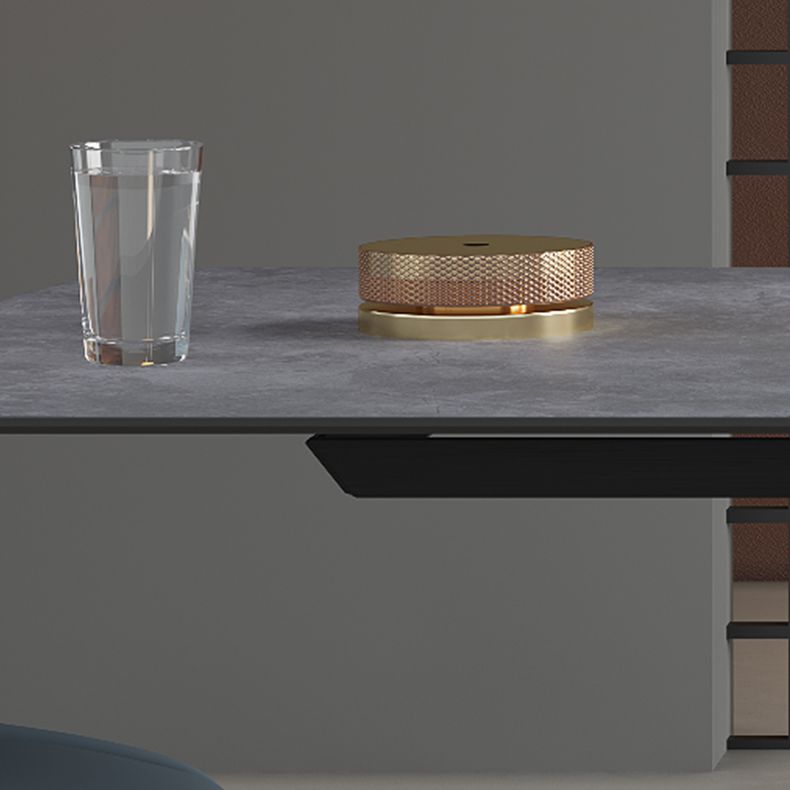 Juego de mesa rectangular moderno de piedra sinterizada, juego de comedor de 1/3/4/6 piezas